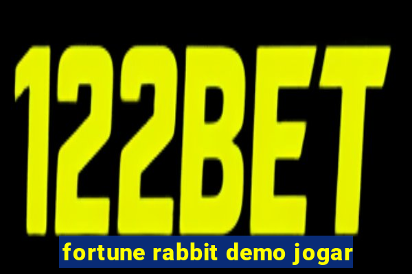 fortune rabbit demo jogar