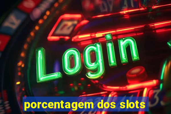 porcentagem dos slots