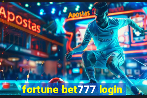 fortune bet777 login