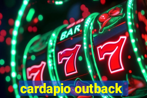 cardapio outback