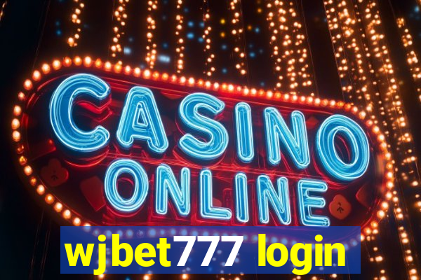 wjbet777 login