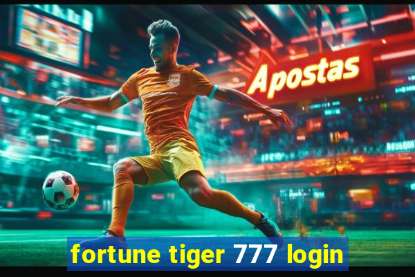 fortune tiger 777 login