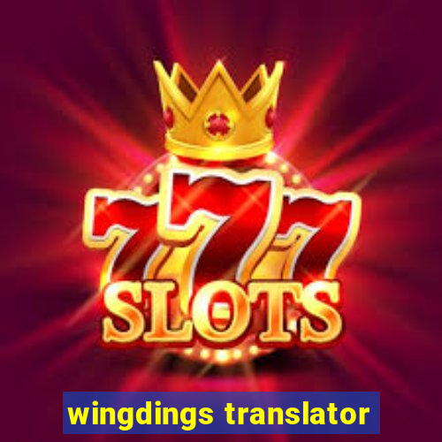 wingdings translator