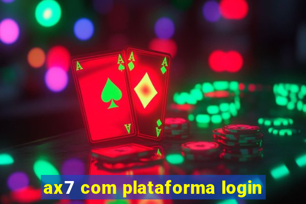 ax7 com plataforma login